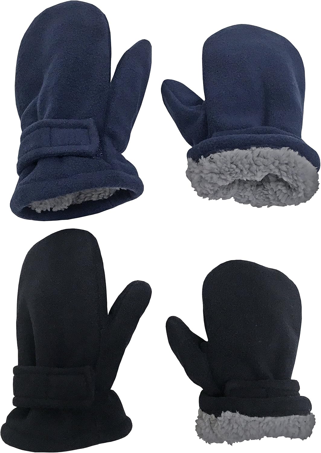 Detalle de N'Ice Caps Baby Toddler Mittens 2 Pairs