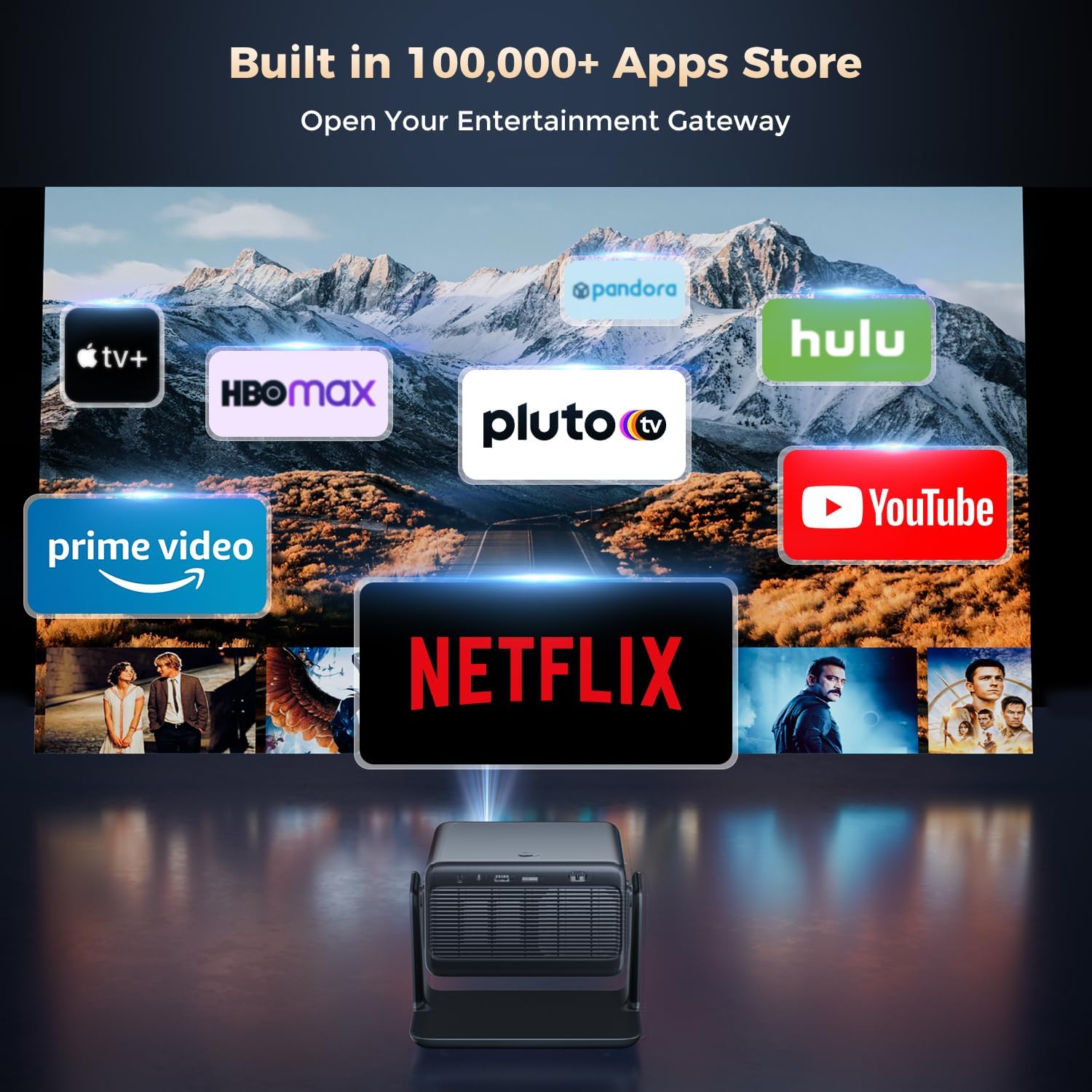 Thumbnail 1 de AMEELA Smart 4K projector with 30000 lumens