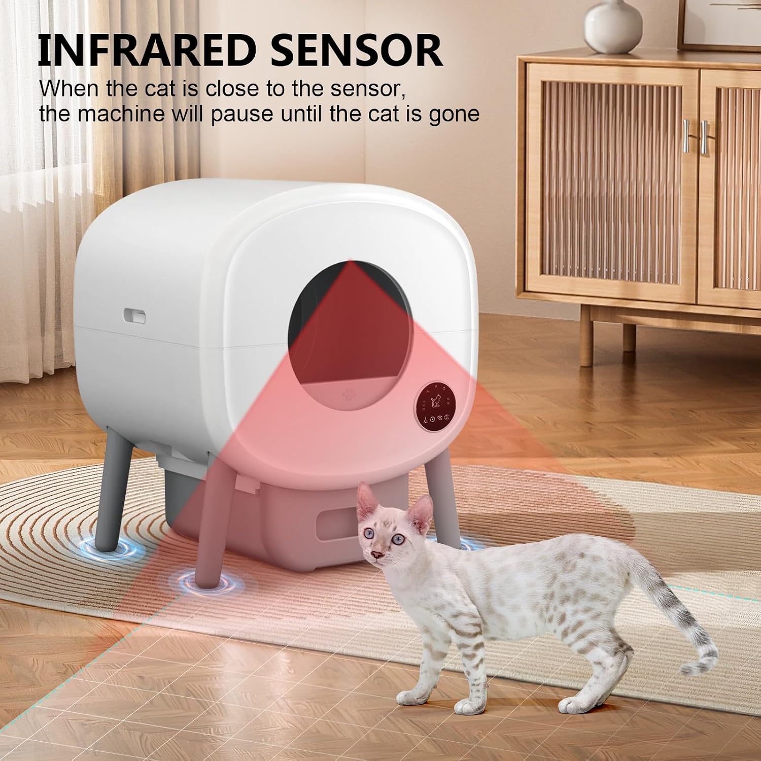 Detalle de Cumrige Automatic Litter Box 95L