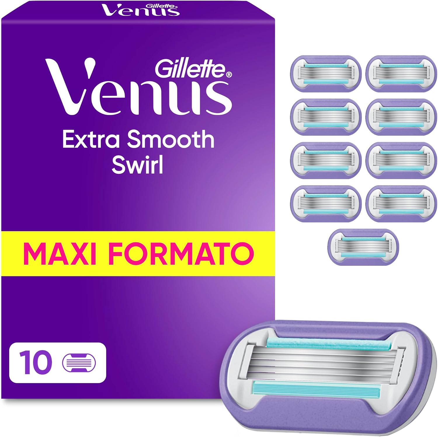 Gillette Venus Deluxe Smooth Swirl 10 lame 🪒