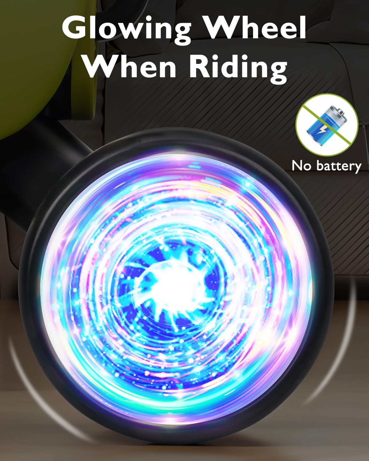 Thumbnail 1 de Colorful Glow Wheel Toddler Balance Bike (12–24 Months) with Soft Music & Animal Sounds