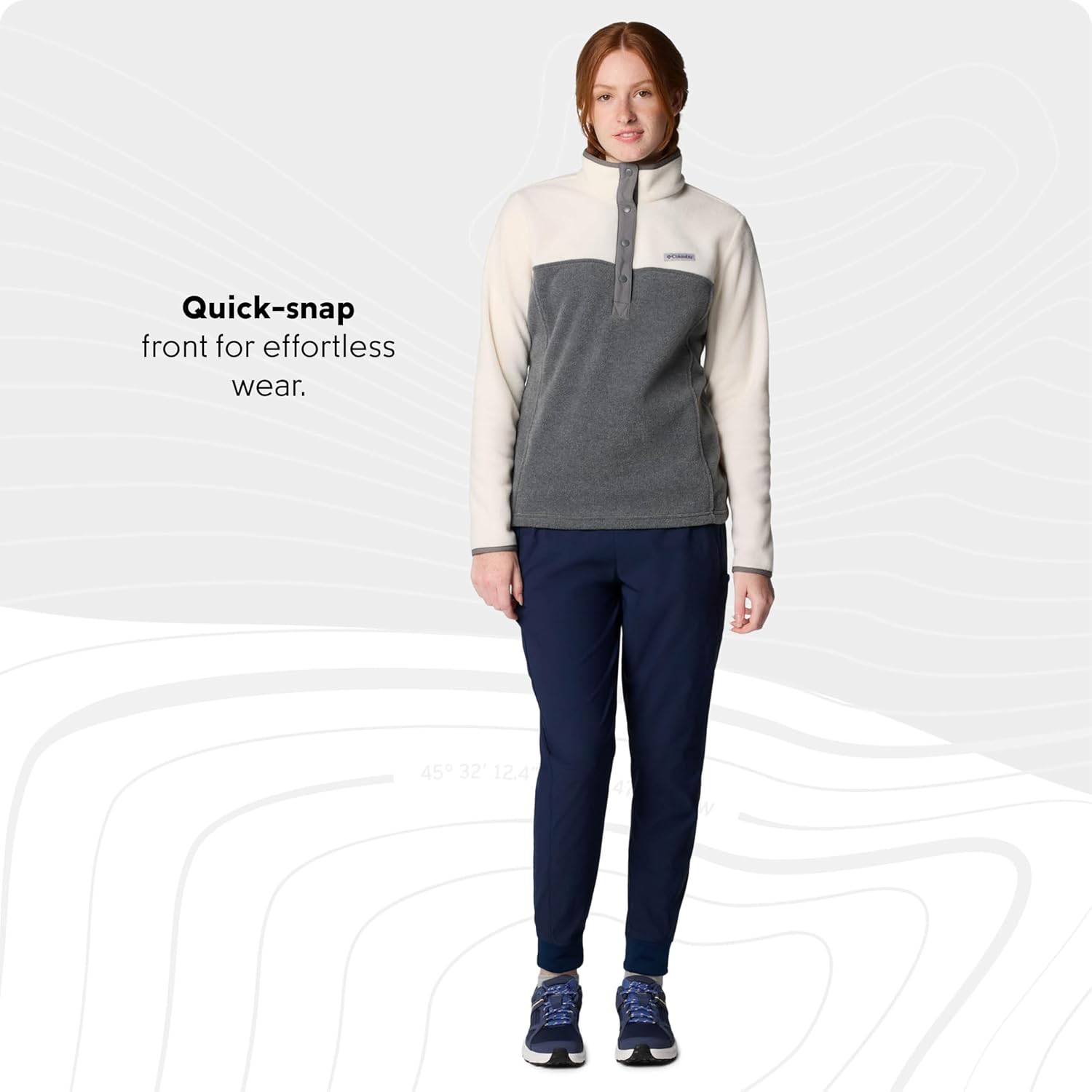 Detalle 2 de Columbia Women's Benton Springs Half-Snap II Fleece Pullover