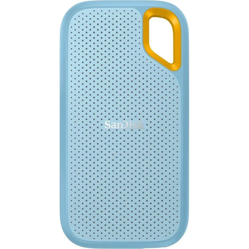 Detalle de SanDisk Extreme V2 4TB SSD USB-C IP65 (hasta 1050 MB/s) en azul