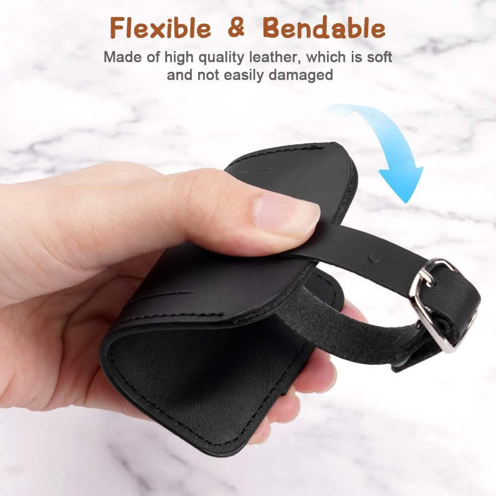 Detalle de Flintronic Étiquettes de bagage (4 pièces) pour valise et sac à main, prévention des pertes