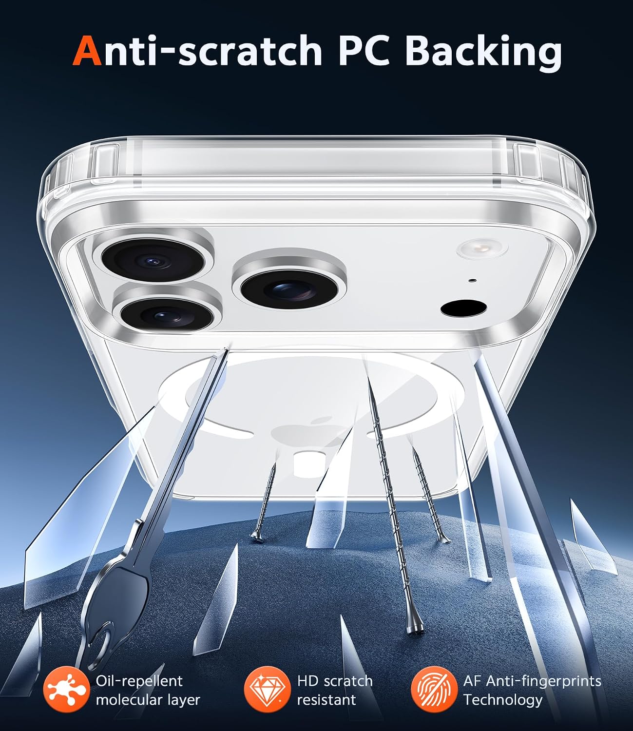 Thumbnail 5 de FNTCASE iPhone 17 Pro-Max 6.9 Clear Mag Case