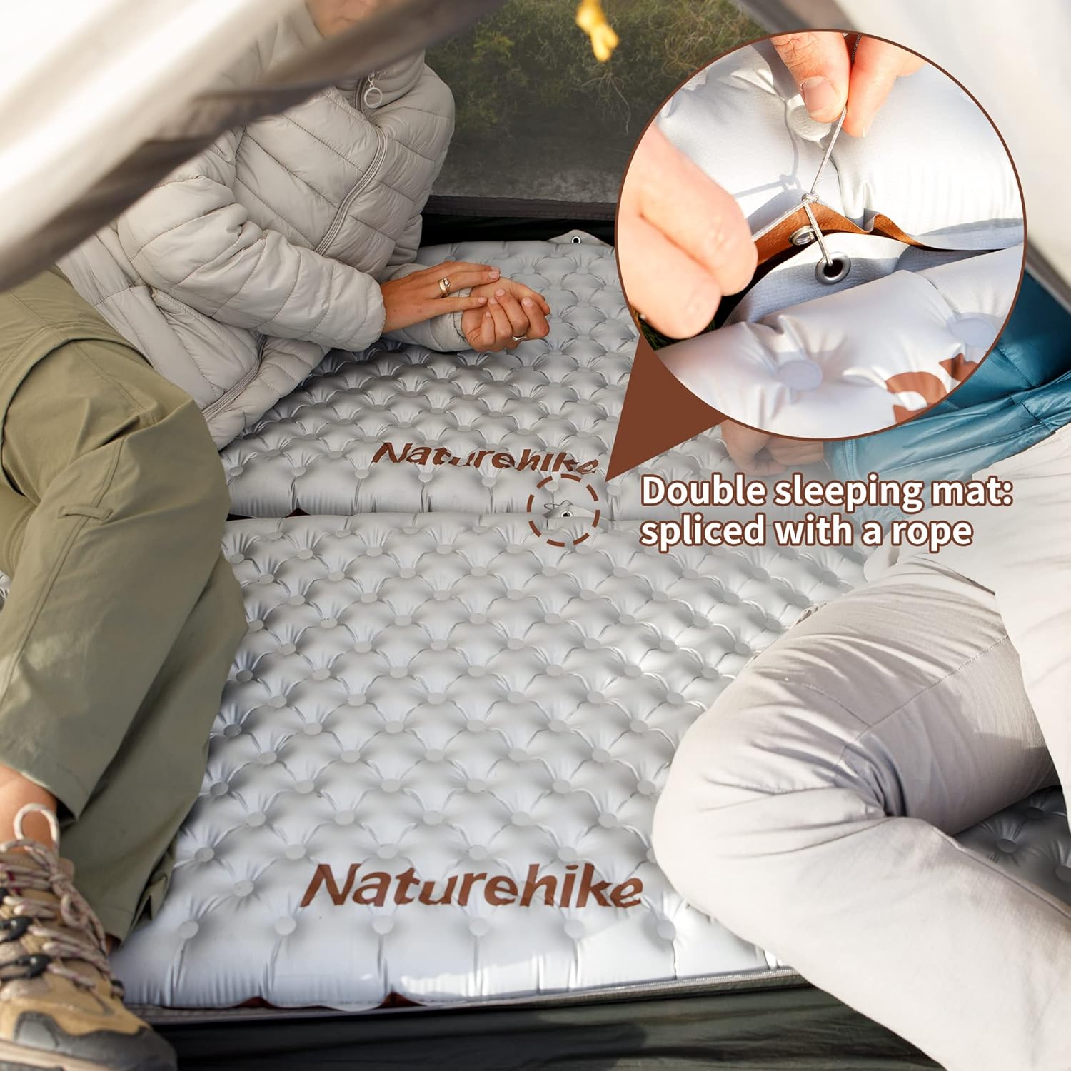 Thumbnail 5 de Naturehike Thermal 5,8 R-Wert Camping-Isomatte (ultraleicht, selbstaufblasend) für 4 Jahreszeiten