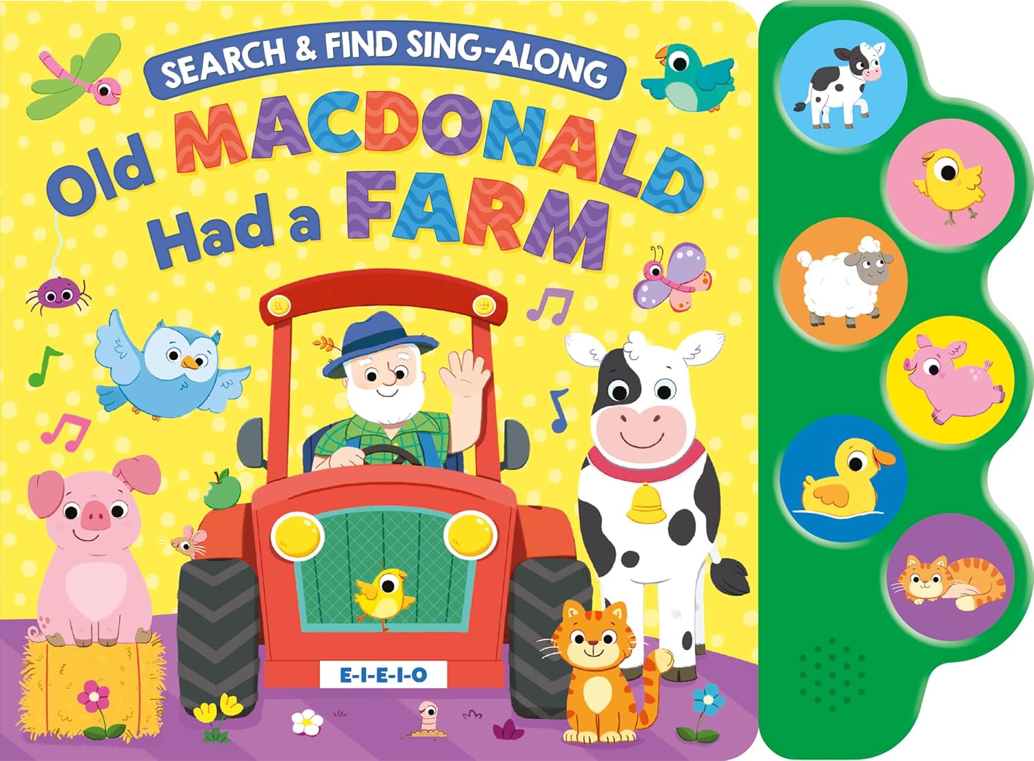 Detalle de Kidsbooks Publishing Search & Find: Old MacDonald 6-Button Sound Book