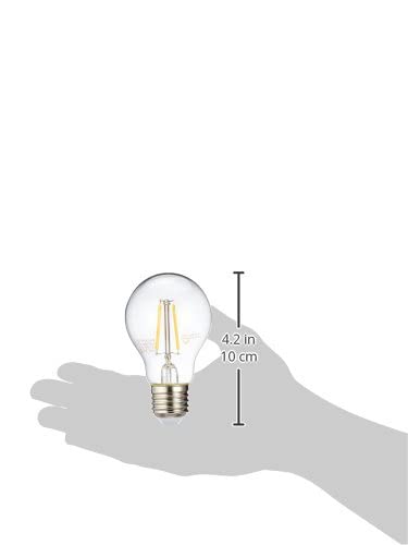 Detalle de Philips 7W E27 LED Filament Bulb (60W equivalent) – Warm White, 6‑pack, Non‑Dimmable