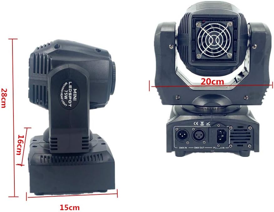Thumbnail 6 de HYUDJ 75W LED Moving Head Stage Light (Model HYUDJ) with DMX512