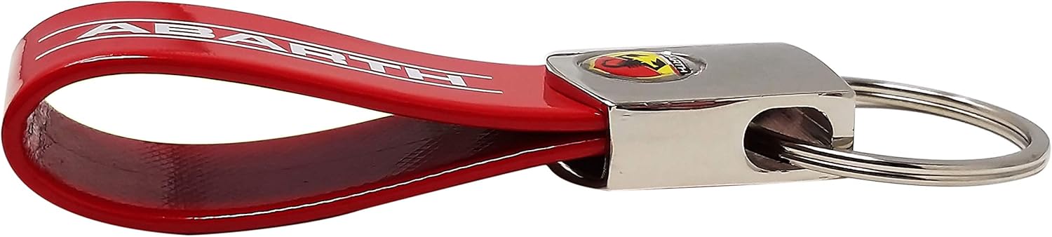 Detalle de Abarth Portachiavi Ufficiale Band – Rosso