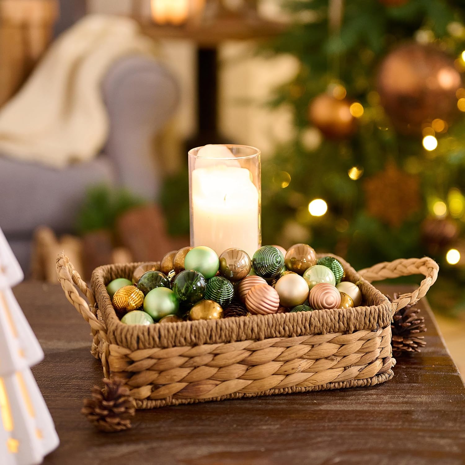 Detalle 2 de Weihnachtskugeln 49er Set 3 cm