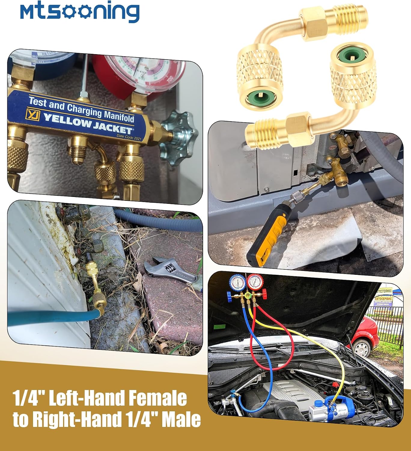 Detalle de Refrigerant Adapter, Brass