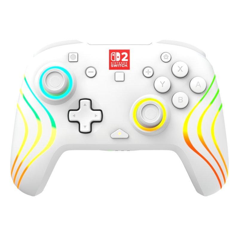 Detalle 2 de Mando Turtle Beach Afterglow Wave Wireless White RGB Bluetooth USB-C Switch 2