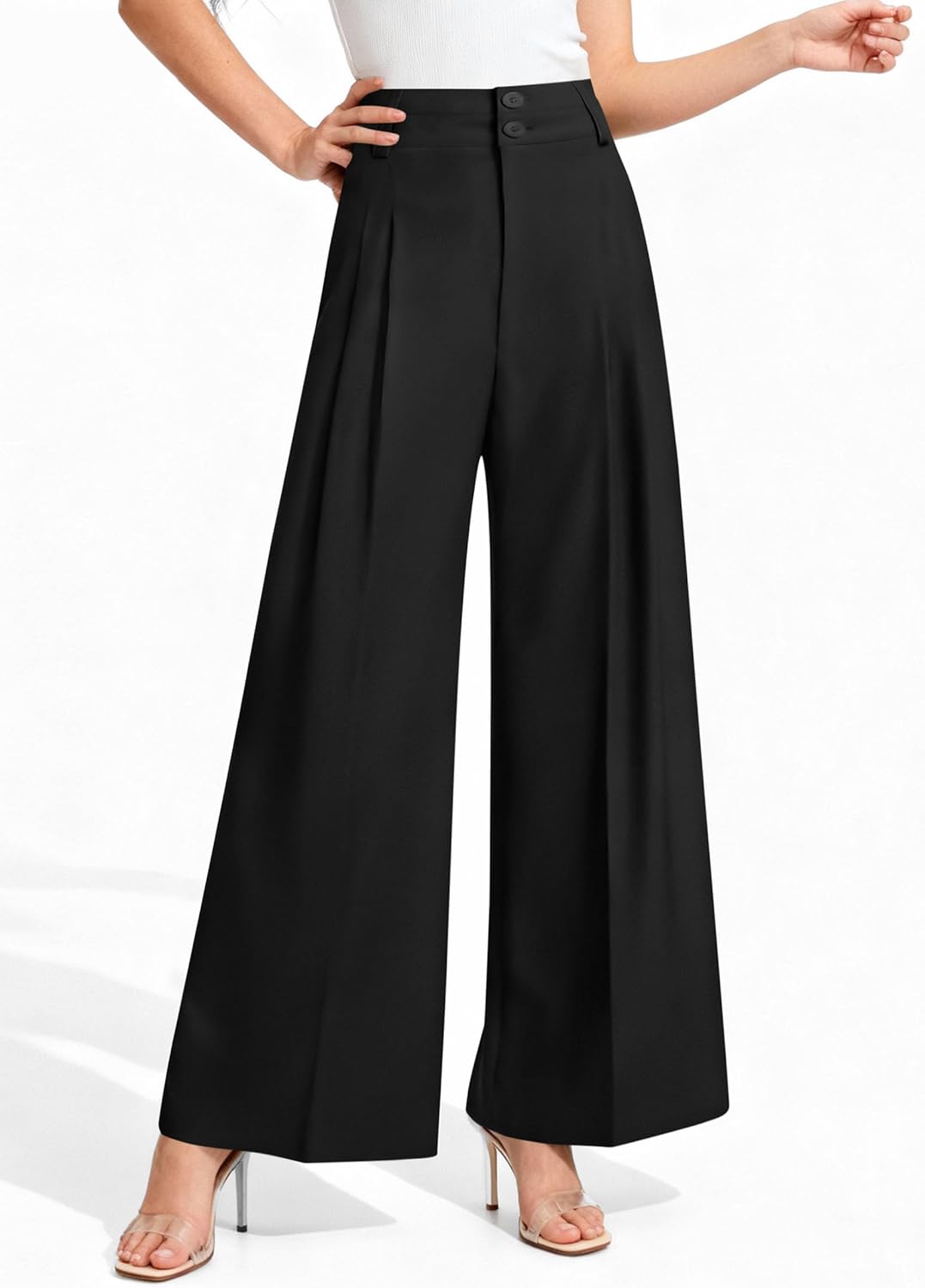 Thumbnail 2 de PRETTYGARDEN Palazzo Pants High Waist