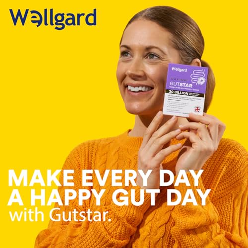Detalle 2 de Wellgard Gutstar Bio Cultures for Gut Health, 20 Billion CFU – 16 Strains | Vegan, UK Made