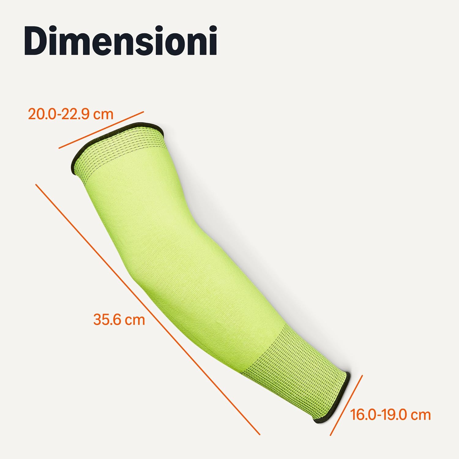 Thumbnail 3 de Amazon Basics manicotti protettivi per le braccia antitaglio, polietilene ad alte prestazioni, giallo