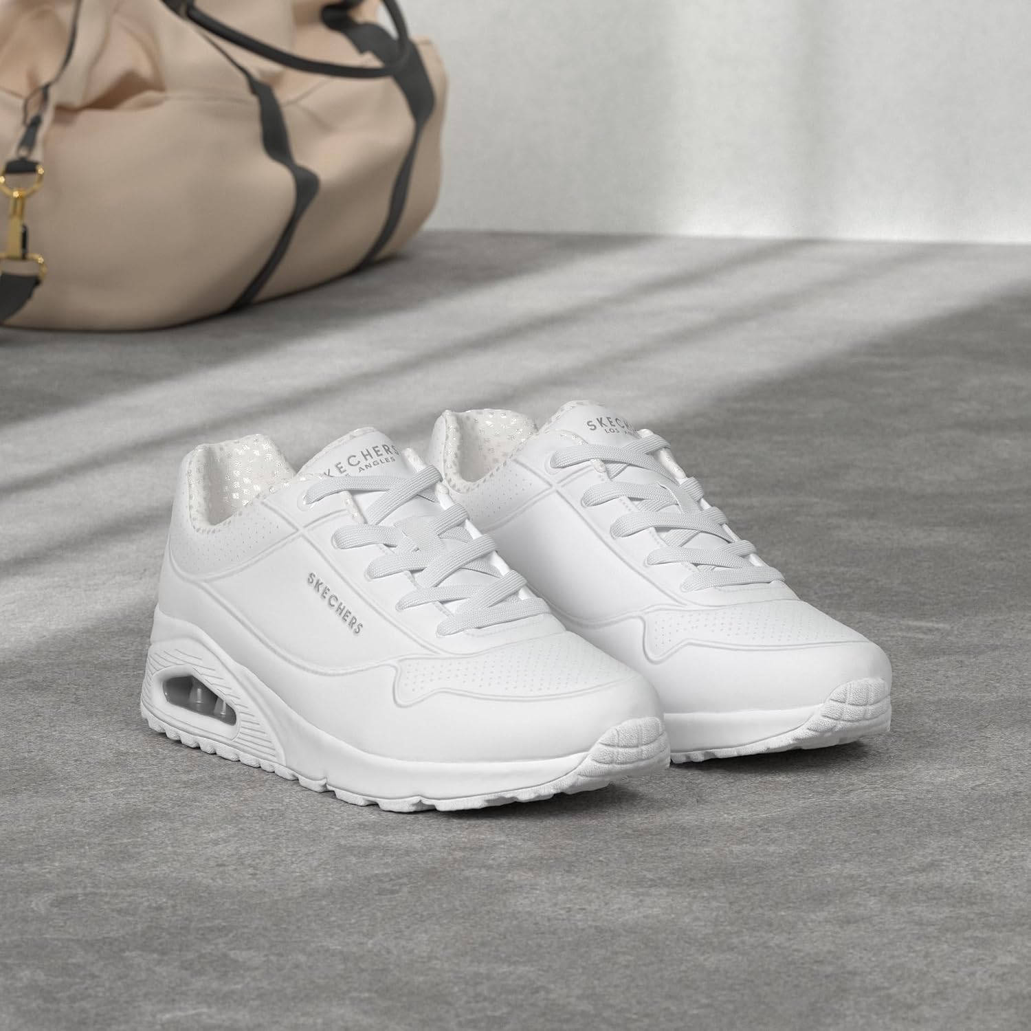 Detalle de Skechers Uno Stand On Air - Scarpe da Ginnastica Donna Bianco 01, 36 EU