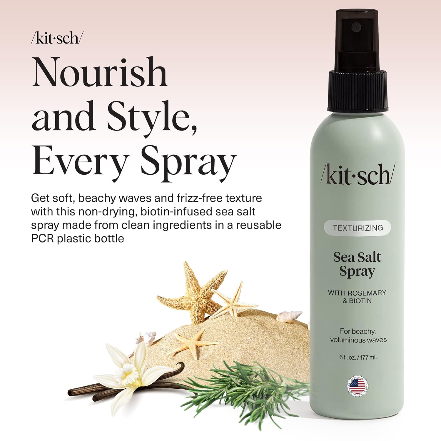 Thumbnail 1 de Kitsch Sea Salt Spray 177 mL for beachy waves