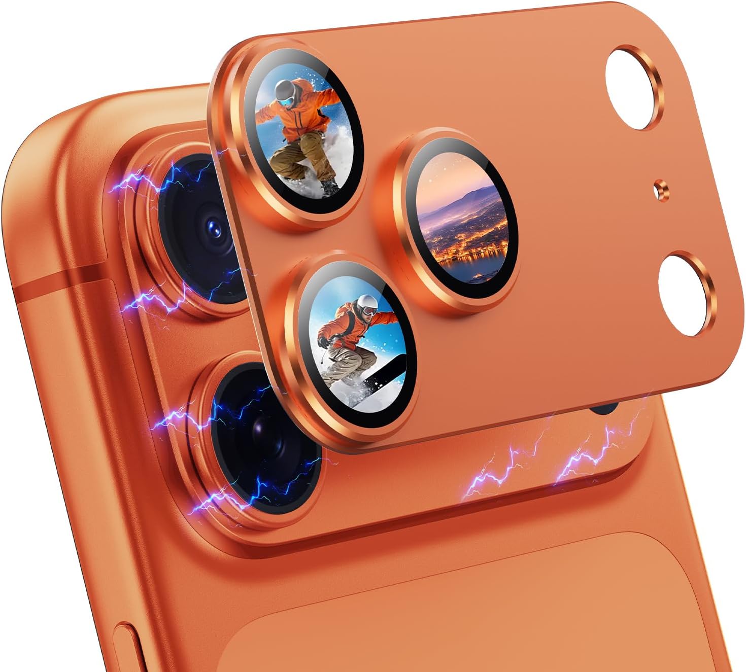 Detalle de Korecase iPhone Camera Lens Protector, Orange