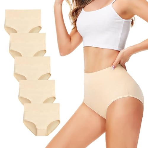Detalle de TUUHAW Nude Underwear Ladies Knickers Size 12 Panties for Women 5 Pack