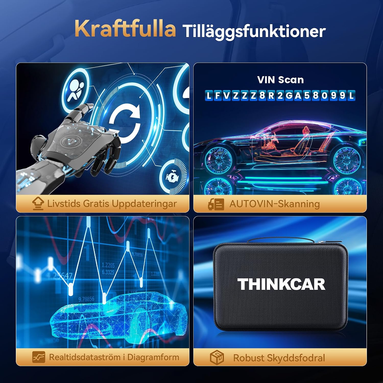 Detalle 2 de ThinkScan OBD2-diagnosverktyg 689