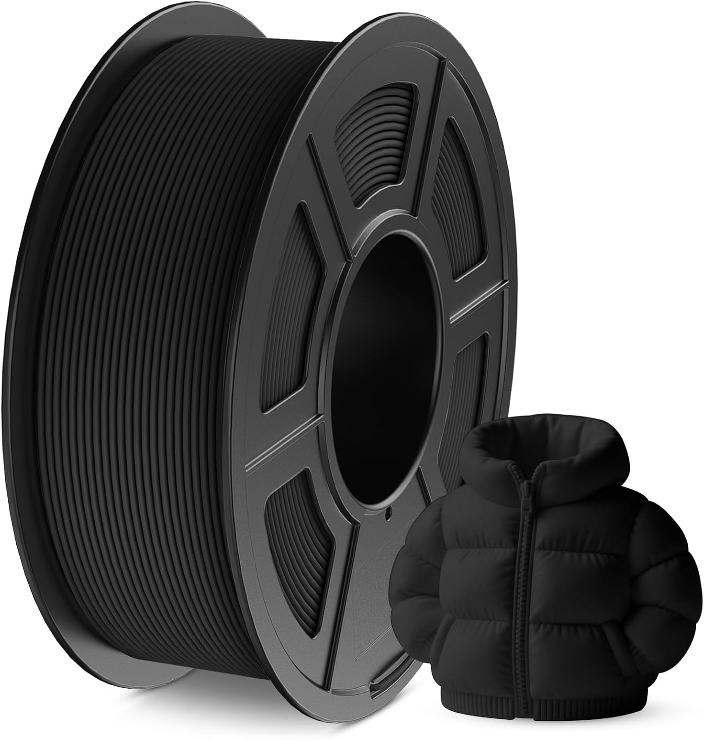 Detalle de JAYO Matte PLA Filament 1,75 mm (matt), 1,1-kg Spule mit ca. 363 m – olivgrün