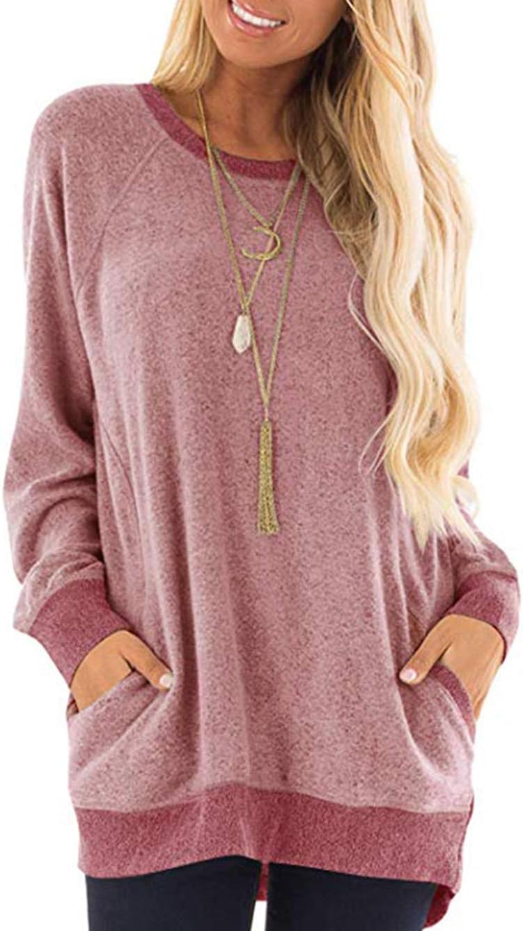 Thumbnail 6 de iChunhua long-sleeve women’s crewneck top with pockets (S–XXL)