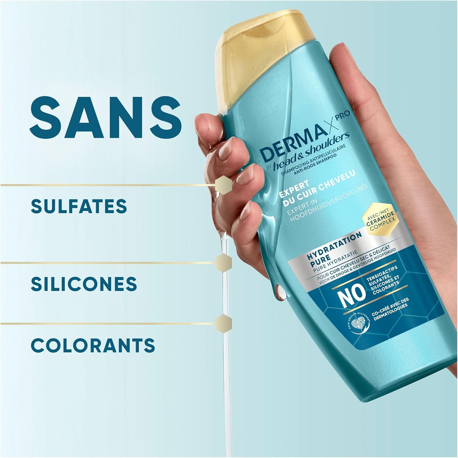 Thumbnail 3 de DermaXPRO Shampoing Sans Sulfates 250 mL – Hydratant et apaisant pour cuir chevelu sensible