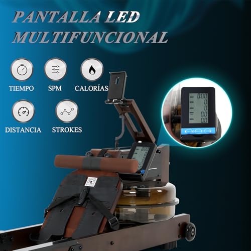 Detalle 2 de ISE Rameur Pliable à Eau 30 kg ⚙