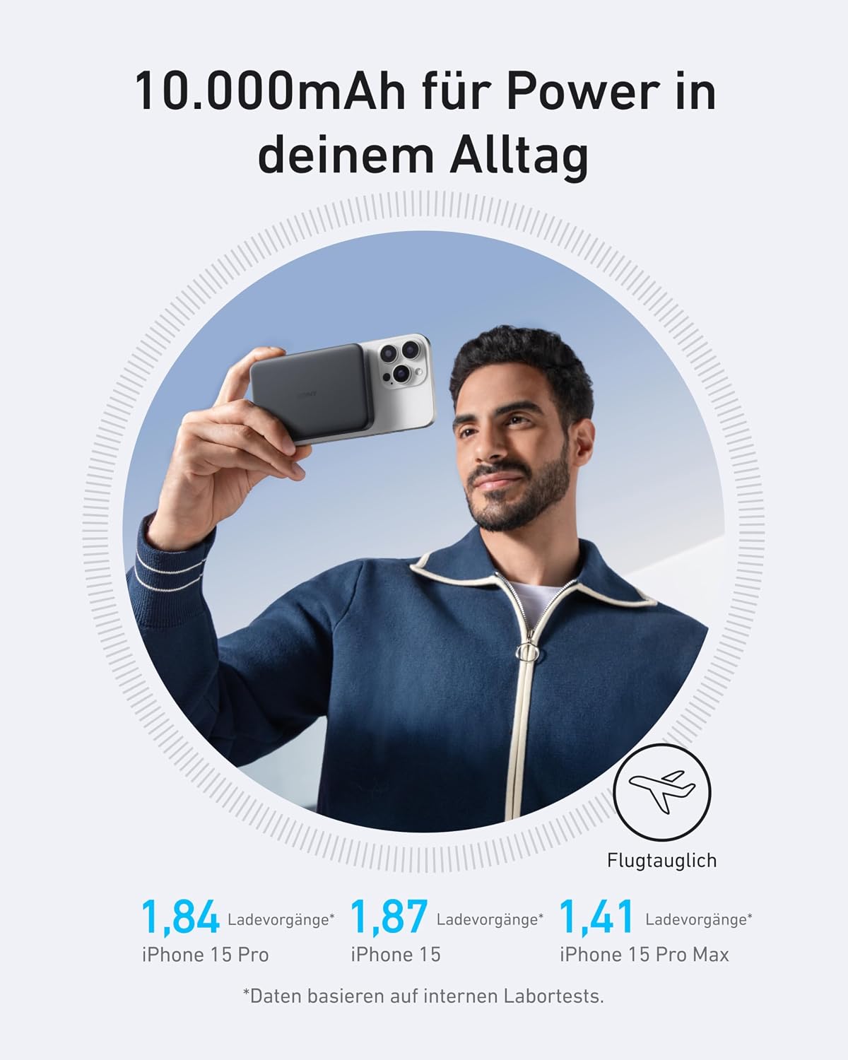 Thumbnail 4 de Anker MagGo Powerbank Slim 10000mAh für iPhone 14–17