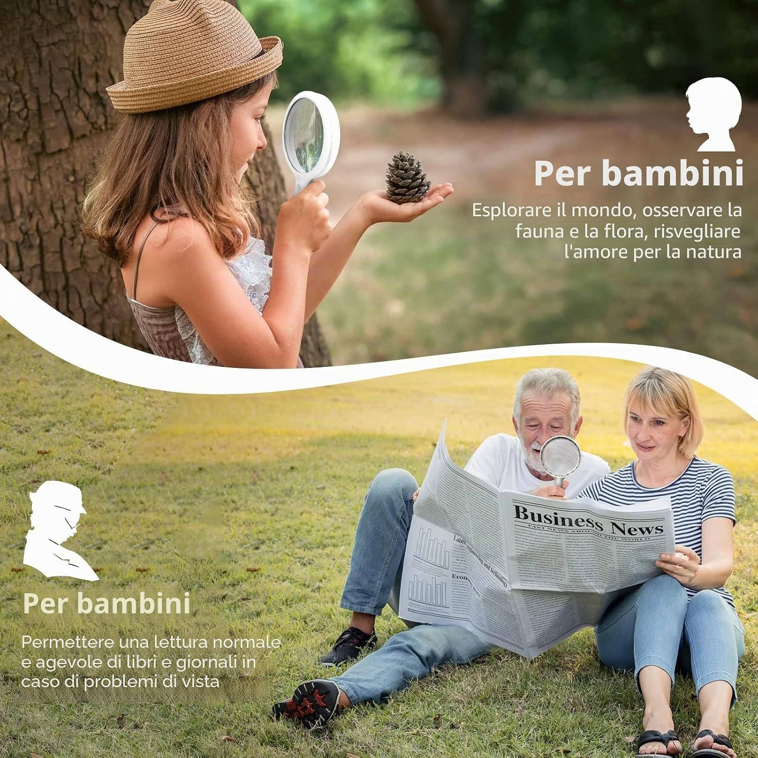 Thumbnail 5 de Lente d'ingrandimento con luce ricaricabile 30x – Professionale, LED 20 e 3 modalità di luminosità (Bianco)