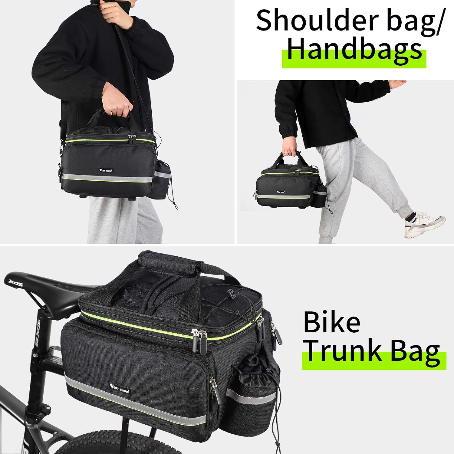Thumbnail 6 de 35L Bike Storage Bag Double Side Panniers