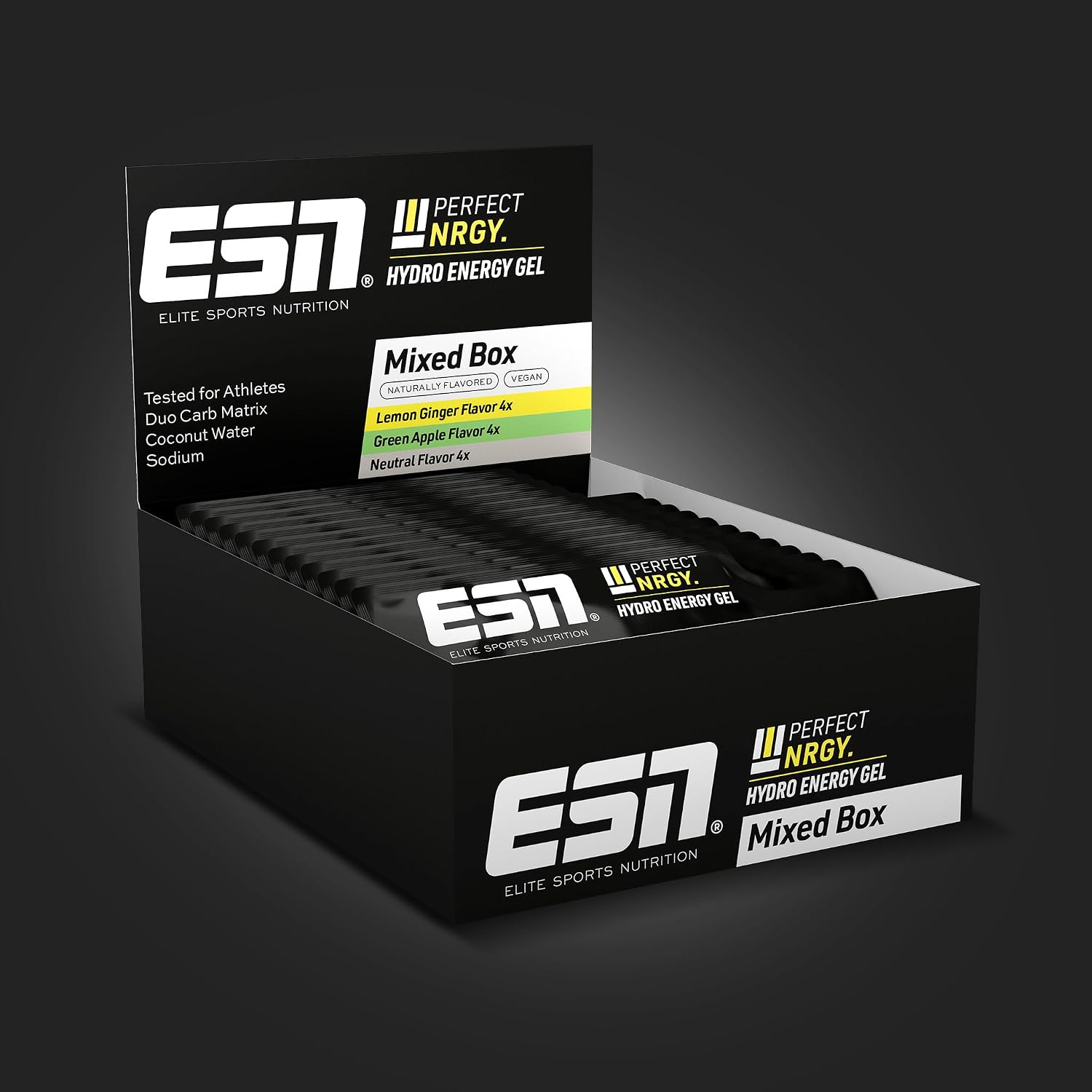 Detalle 2 de ESN Perfect NRGY Hydro Energy Gel 12 x 40 ml – Assortito