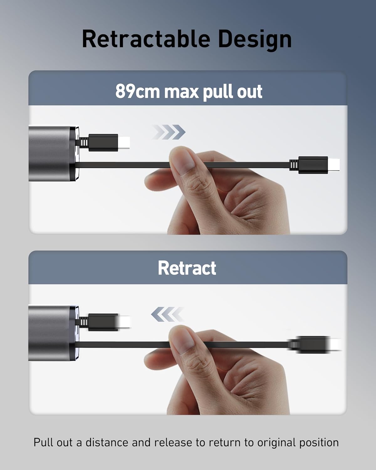 Thumbnail 4 de Samsung Galaxy Phone 4in1 30W Retractable Car Charger