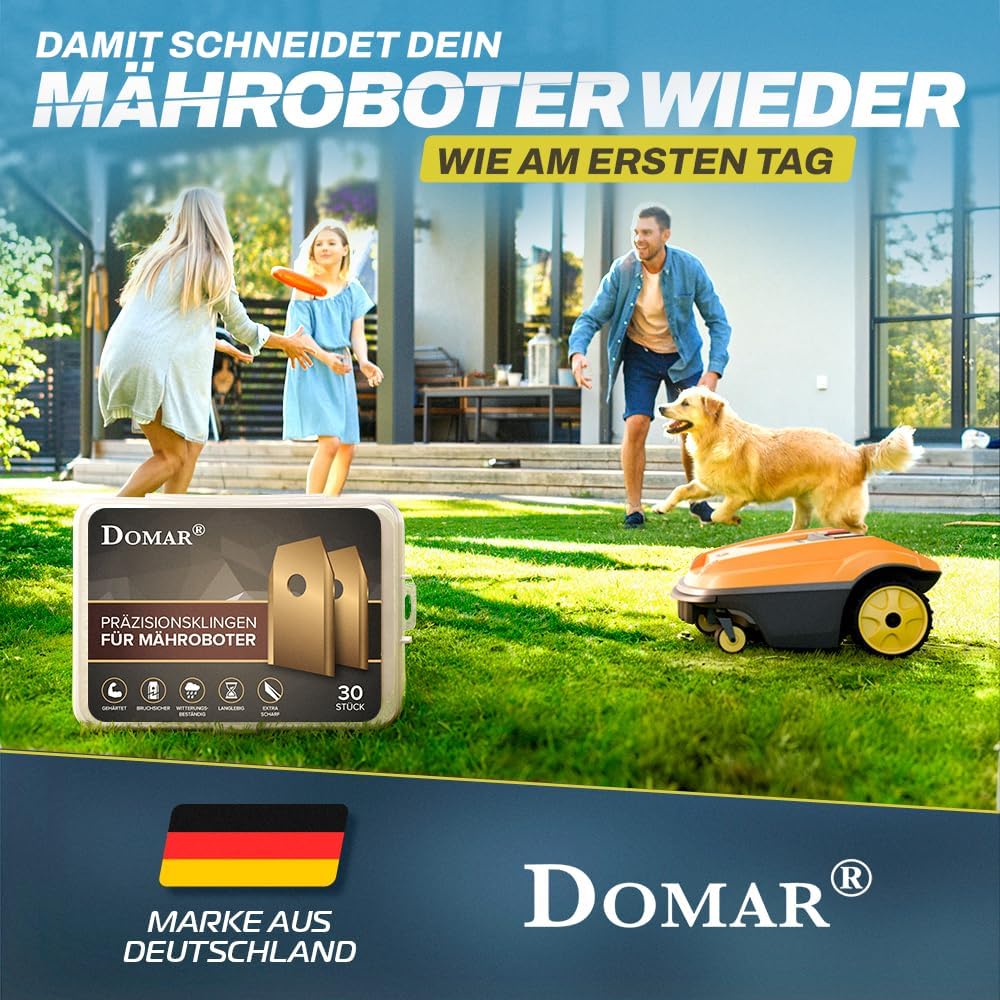 Thumbnail 6 de Langlebige Mähroboter Messer (Ersatzklingen) inkl. Schrauben – kompatibel mit Husqvarna Automower, Gardena, Yard Force