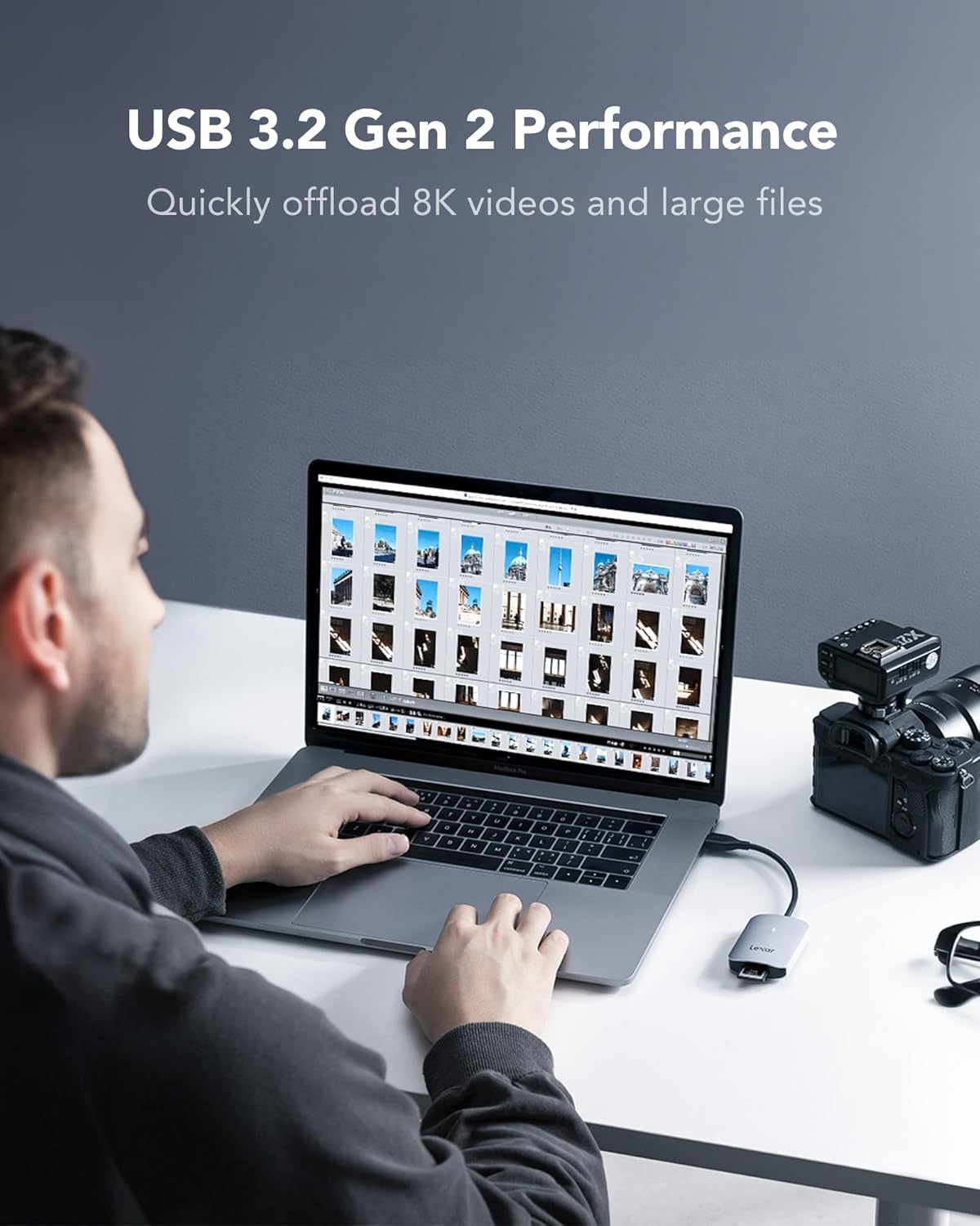 Thumbnail 2 de Lexar RW515 lettore schede CFexpress di tipo A con USB 3.2 Gen 2 fino a 900 MB/s