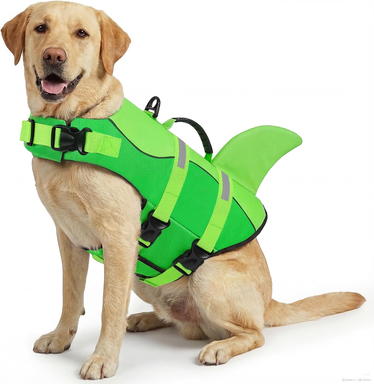 Detalle de ASENKU Giubbotto Salvagente per Cani: sicurezza, supporto e visibilità per ogni avventura acquatica
