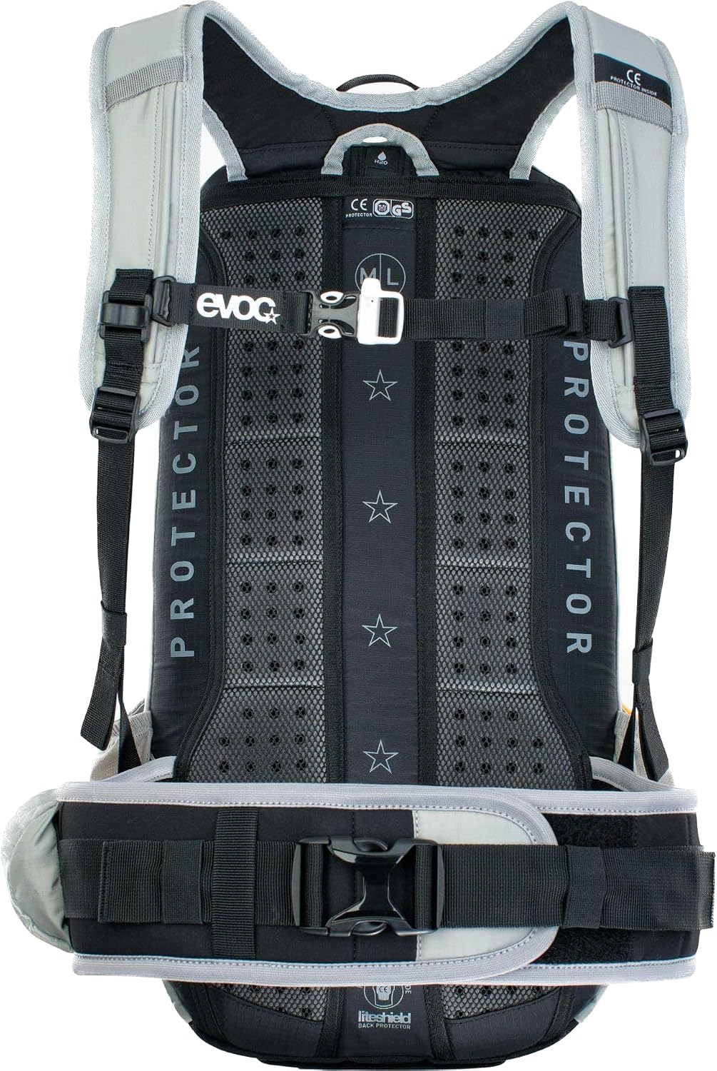 Detalle 2 de EVOC FR ENDURO 16 – plecak rowerowy z ochraniaczem LITESHIELD, 16 l, M/L