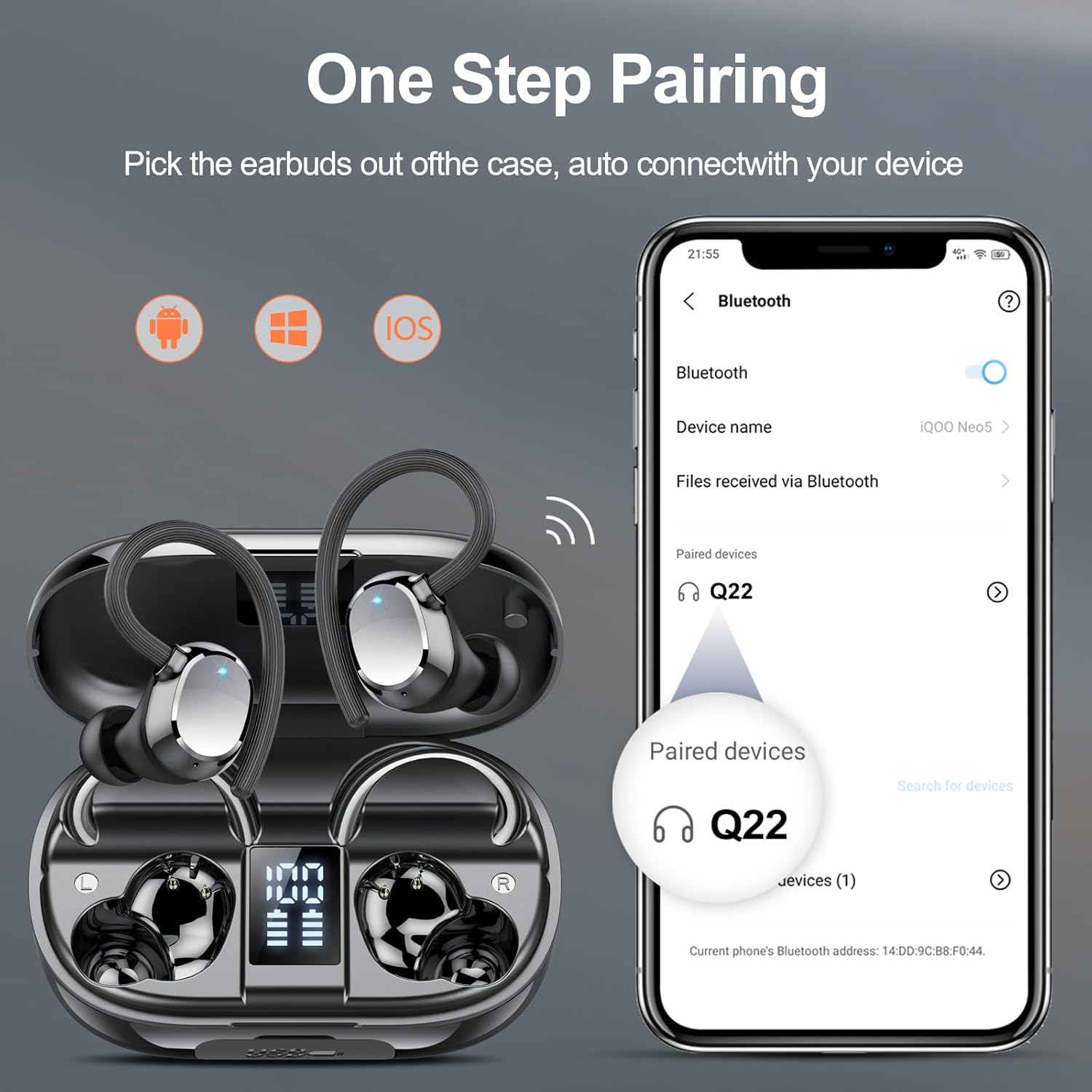 Thumbnail 2 de Cuffie Bluetooth 5.3 2026 Auricolari