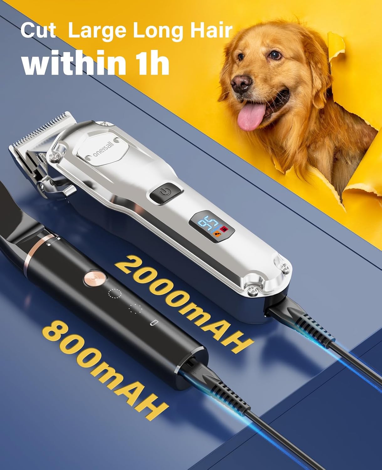 Thumbnail 6 de oneisall Dog Clippers 2000mAh