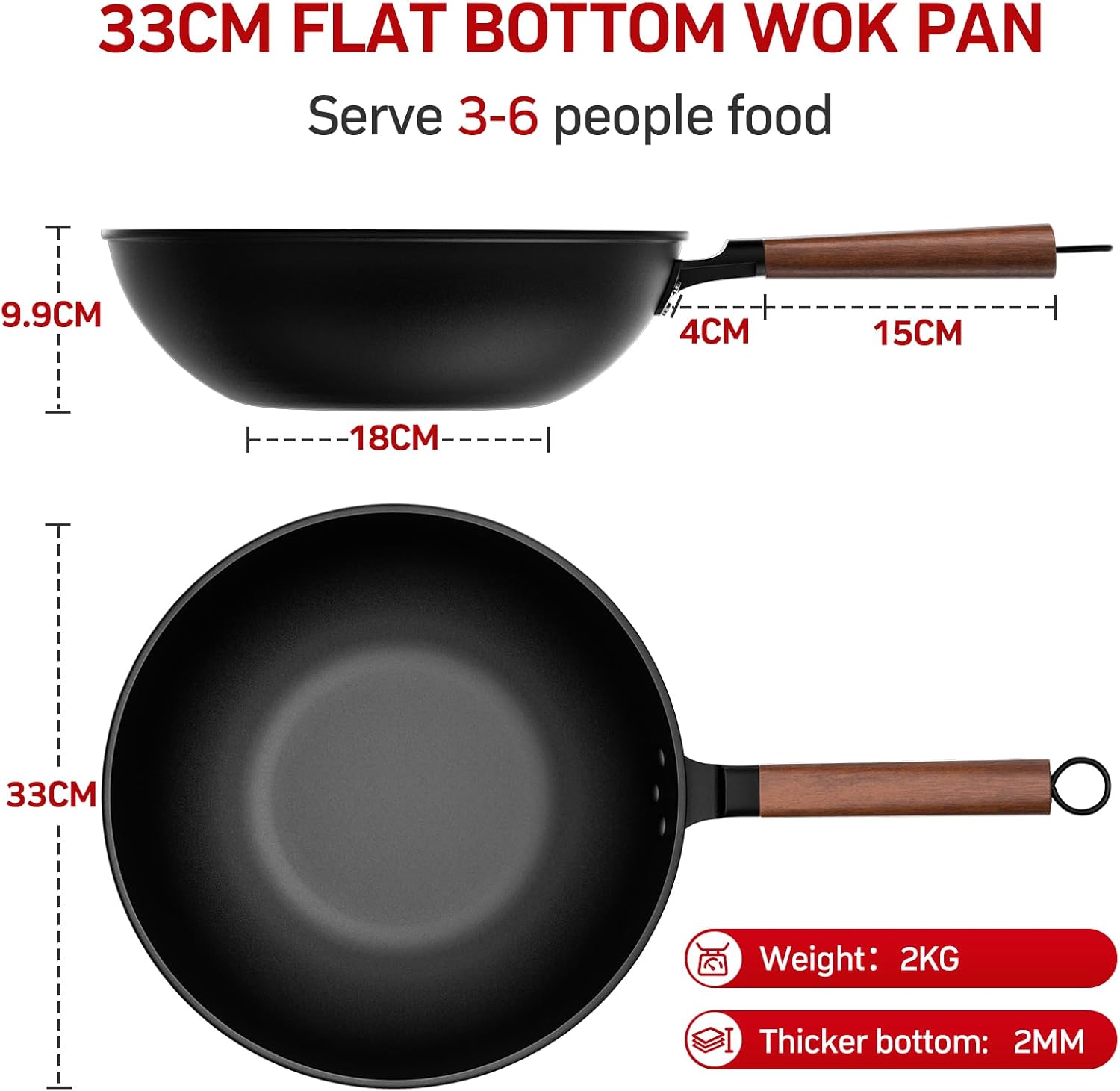 Thumbnail 5 de Jobin 33cm Wok with Lid