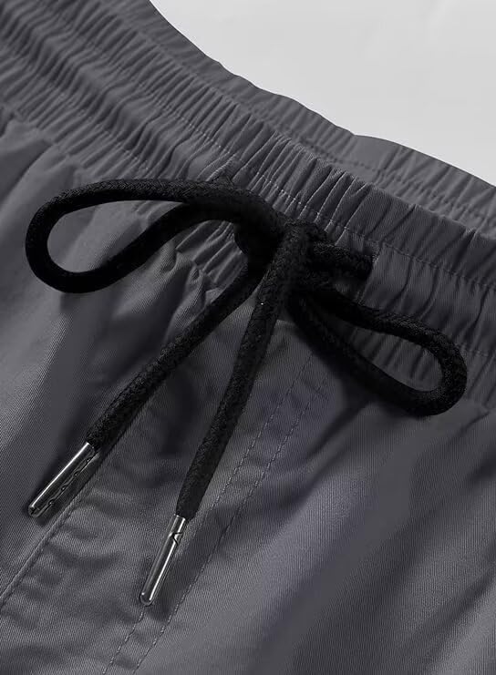 Thumbnail 3 de Tansozer chino korte broek voor heren van katoen en linnen met elastische taille