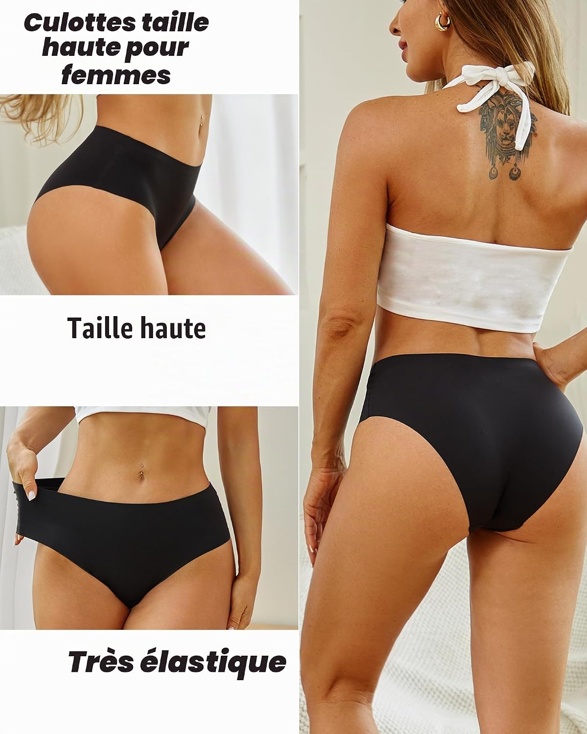 Thumbnail 3 de ALL OF SHE set van 6 Braziliaanse katoenen hipsters, maat S-XL