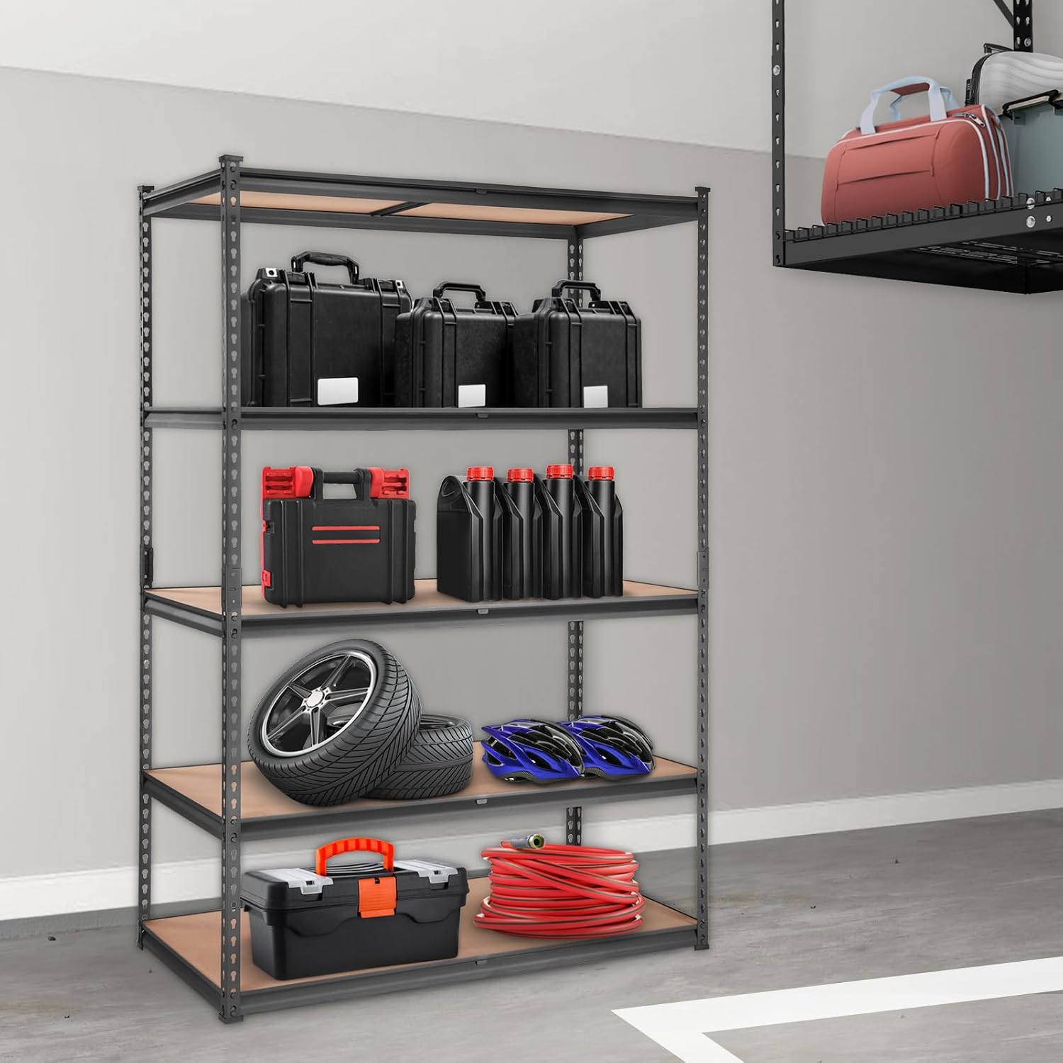Thumbnail 1 de VEVOR SCV0 5-Tier Adjustable Storage Shelving Unit, 2,000-lb Capacity