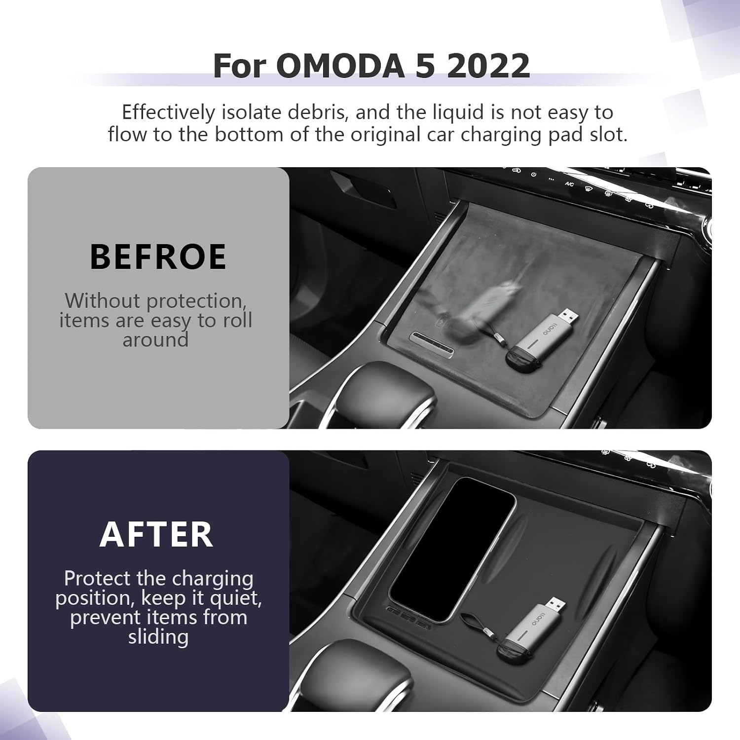 Thumbnail 1 de LUWU Chery Omoda 5 centre console pad 2022