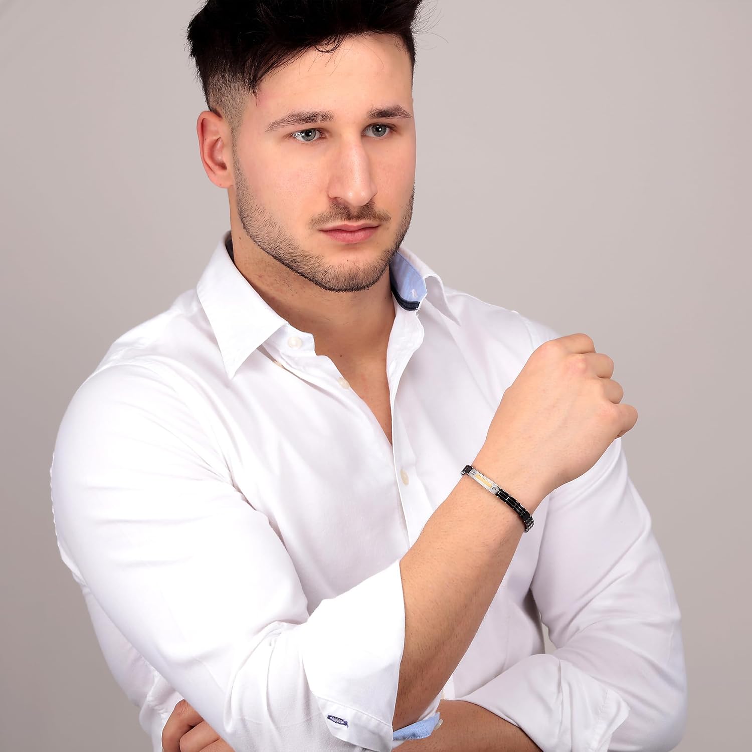 Detalle 2 de Morellato Bracciale Uomo SATM11 Collezione GOLD