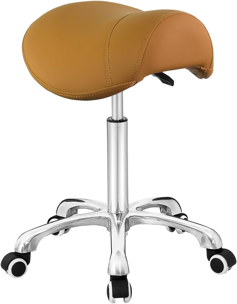 Thumbnail 5 de Antlu Saddle Stool Chair with Back Support 21-28 in