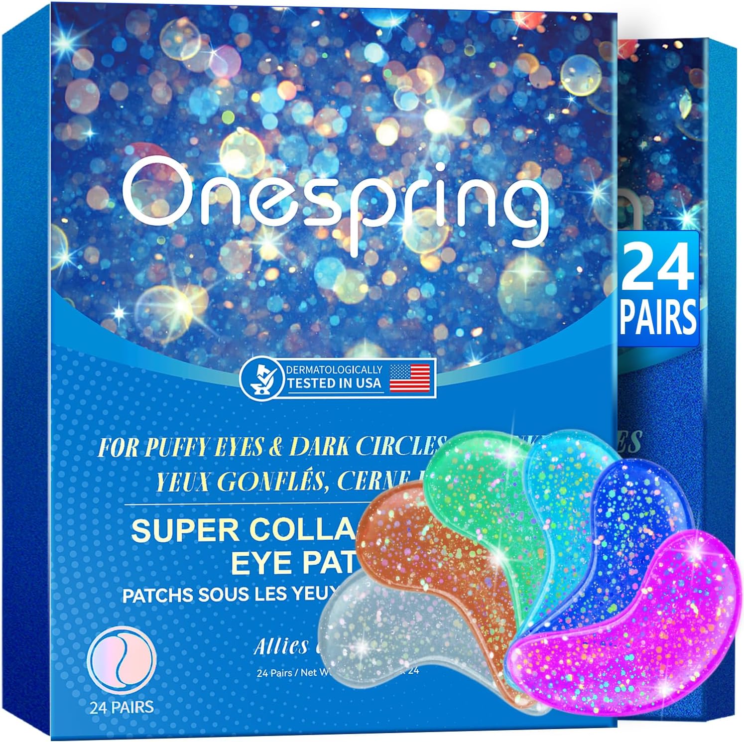 Detalle de Onespring Eye Gel Pads, 24 Pairs, with Collagen and Hyaluronic Acid