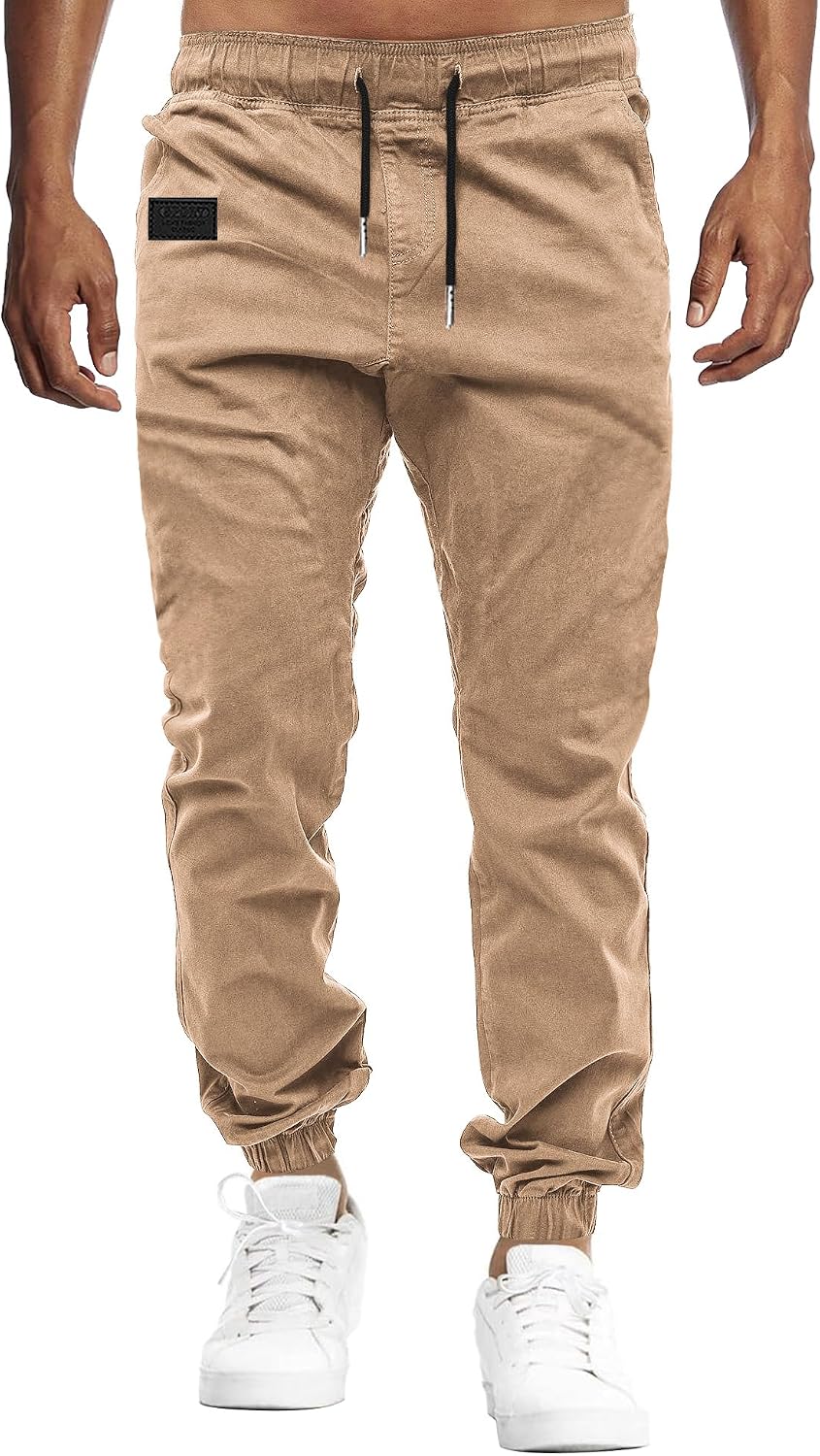 Thumbnail 6 de VMSUCIJ Men’s Cargo Joggers/Cargo Trousers – cotton regular fit, multi-pocket outdoor work trousers
