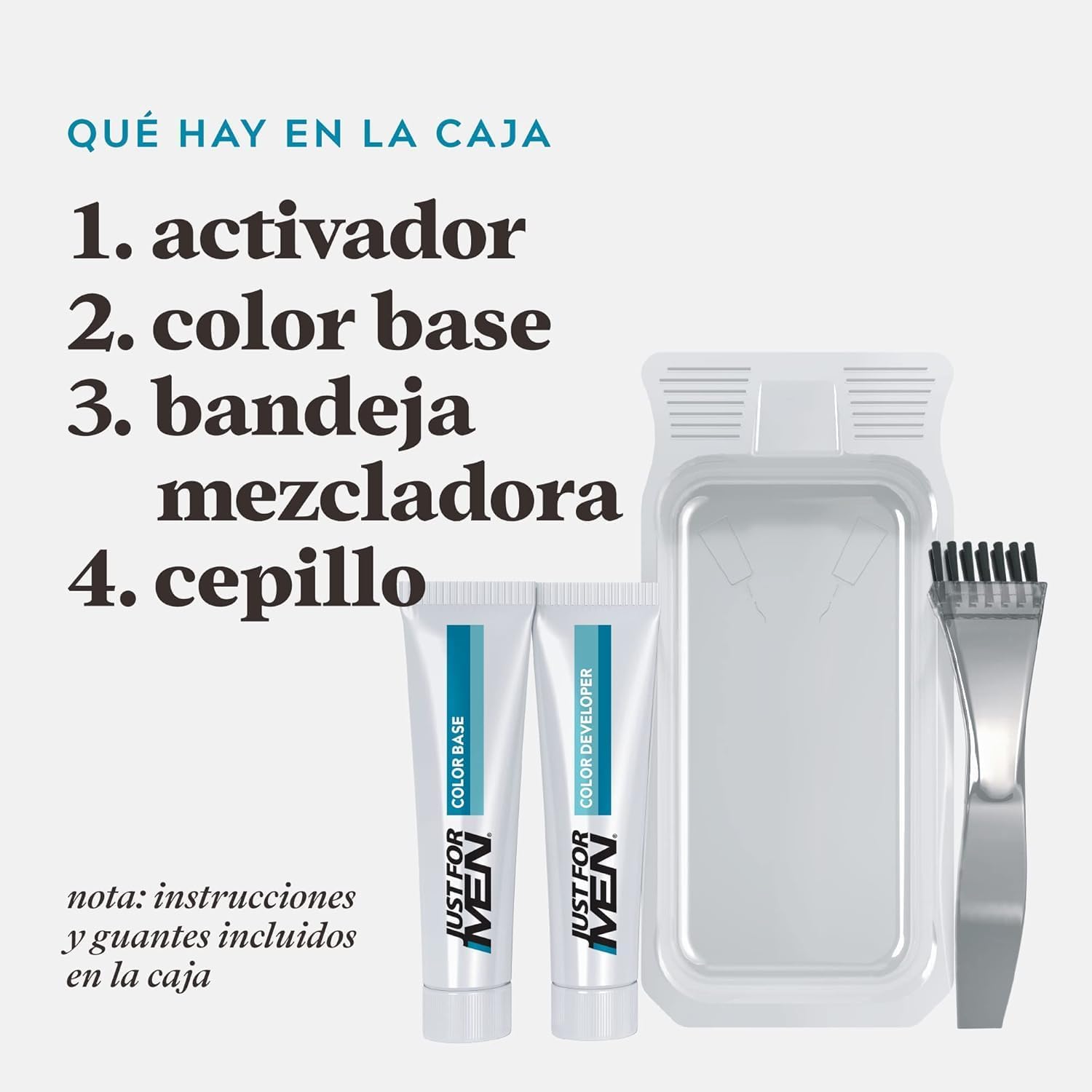 Detalle 2 de Just For Men M35 Tinte barba 3 pack 5 min
